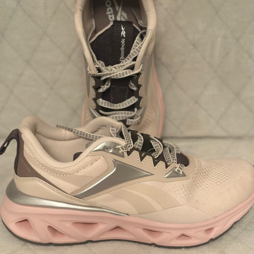 Reebok Women's Pink and Chocolate Reebok Athletic Shoes